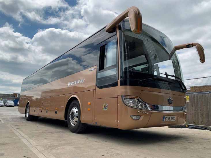 Westway Yutong electric coach EL19TRC